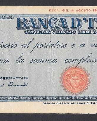 Titolo provvisorio da 5000 lire del 1948