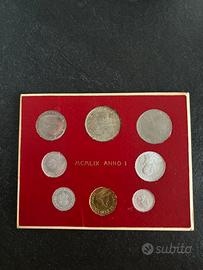 Divisionale Vaticano 1959 Anno I raro con argento