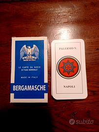 Carte da gioco  Bergamasche nuove vintage 