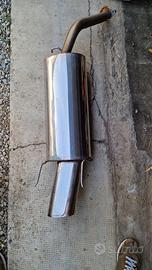 Scarico Ragazzon in acciaio per MG ZR 105