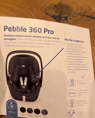 Maxi cosi pebble familyfix 360 Pro