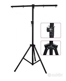 SUPPORTO LUCI DJ STATIVO LUCI TREPPIEDE 2,80 MT. M
