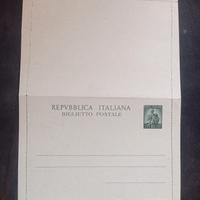 BIGLIETTO  POSTALE (OTTOBRE 1946) FIL. B42 LIRE 10