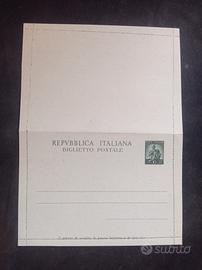 BIGLIETTO  POSTALE (OTTOBRE 1946) FIL. B42 LIRE 10