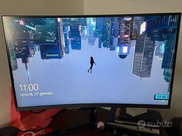 Monitor gaming samsung 27 pollici 144hz curvo 2k
