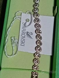Bracciale Tennis SWAROVSKI Argentato con Cristalli