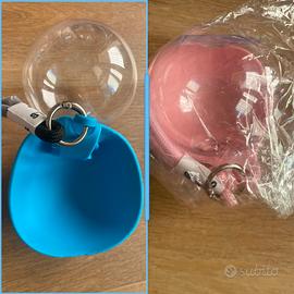 Borraccia pieghevole e portatile in plastica