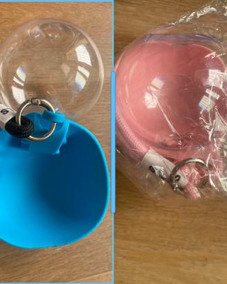 Borraccia pieghevole e portatile in plastica