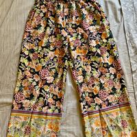 Zara pantaloni culotte floreali S