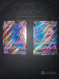 Espeon VMax 65/203 e Mew V 250/264