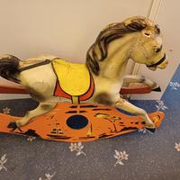 cavallo a dondolo anni 50