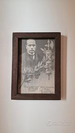 quadro Benito Mussolini duce dux 