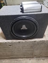 amplificatore e cassa per auto 