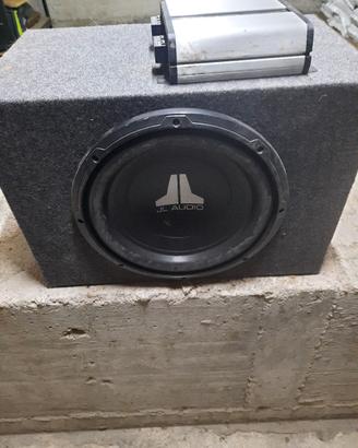 amplificatore e cassa per auto 