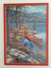 PUZZLE CON CORNICE IN LEGNO 65 × 90