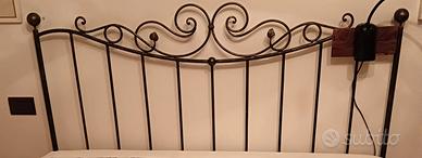 Letto matrimoniale in ferro battuto