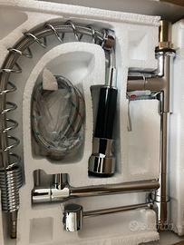 Miscelatore lavello doppio