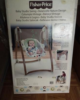 altalena in legno Fischer price