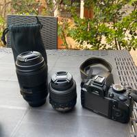 kit fotografico Nikon D3100 – Come nuovo!