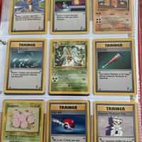 Carte pokemon inglese vintage