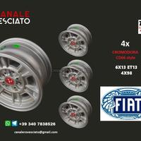 4 Cerchi CROMODORA CD66 6x 13 4x98 et 13 fiat