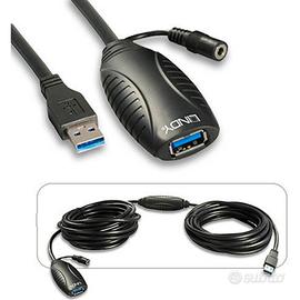 LINDY Cavo USB USB 3.2 Gen1 Spina USB-A, 10m