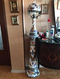 TORRE LAMPADA A PETROLIO ELETTRIFICATA 