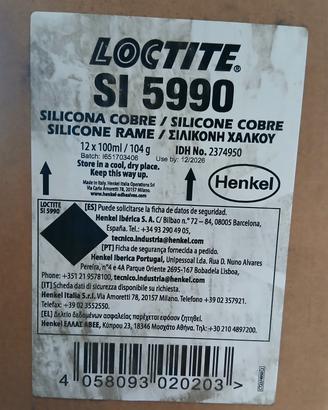 Silicone al rame LOCTITE SI5990 da 100ml