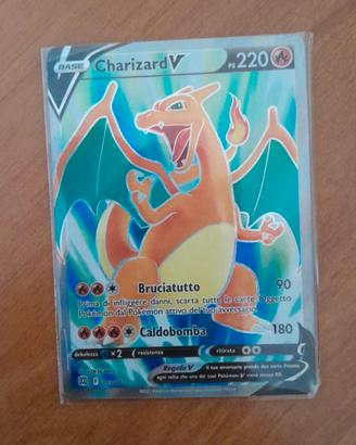 Carta pokemon charizard V 