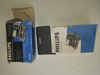 Philips AE4230 Travel Clock Radio  			