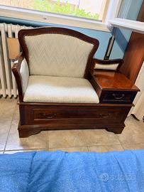 Divanetto da ingresso in legno