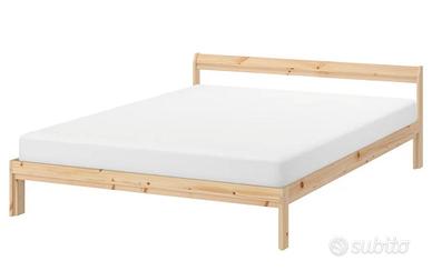 letto matrimoniale con testiera IKEA