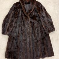 Pelliccia vintage Visone taglia L/XL marrone