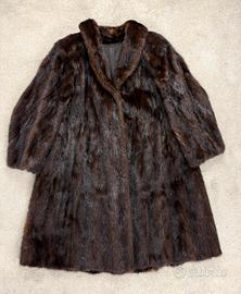 Pelliccia vintage Visone taglia L/XL marrone