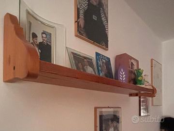 Mensola in pino di Svezia colore miele