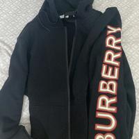 Felpa burberry zip taglia S oversize