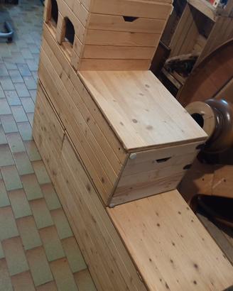 scala per letto a castello autocostruita
