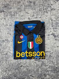 maglia Inter S 2026/26 casa nero blu 
