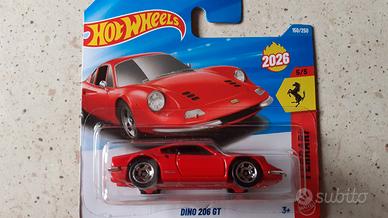 Hot Wheels Ferrari Dino 206 GT Rosso Corsa Modelli