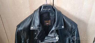 VANSON LEATHER MOTORCYCLE JACKET tg 44 USA (52/54)