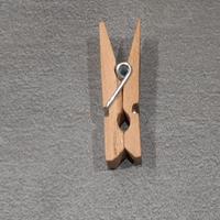 Mini molletta in legno