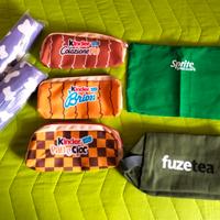 16 astucci Milka, Kinder e Fuze tea