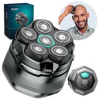 Rasoio Elettrico Testa Calva Uomo 6D Rasoio Capell