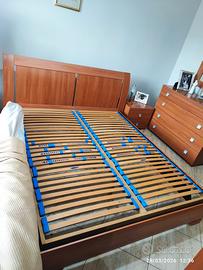 letto matrimoniale con rete ortopedica 