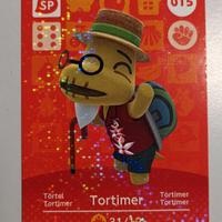 NINTENDO Carta Amiibo Animal Crossing TORTIMER