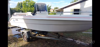 open emy 18 navalplastica  con motore e carrello s