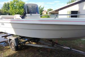 open emy 18 navalplastica  con motore e carrello s