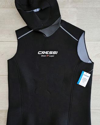 CRESSI BASE LAYER HOOD VEST MAN - Sottomuta Uomo 