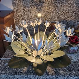 lampada  fiori  arti e mestieri