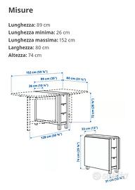 Tavolo salvaspazio Ikea Norden